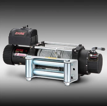 Introduction of an electric winch equipped with a newly developed motor